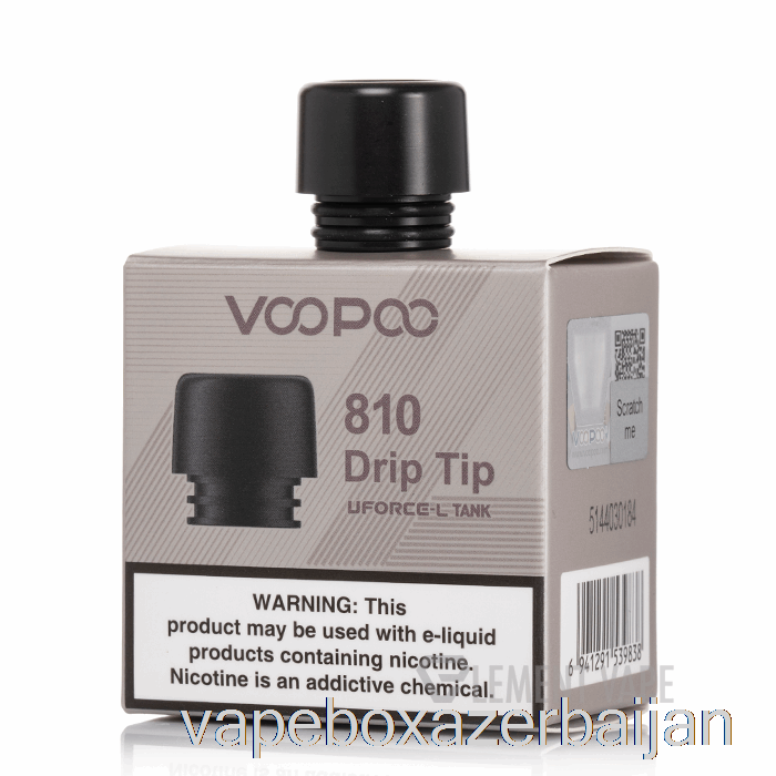 Vape Smoke VOOPOO UFORCE-L 810 Drip Tip Black